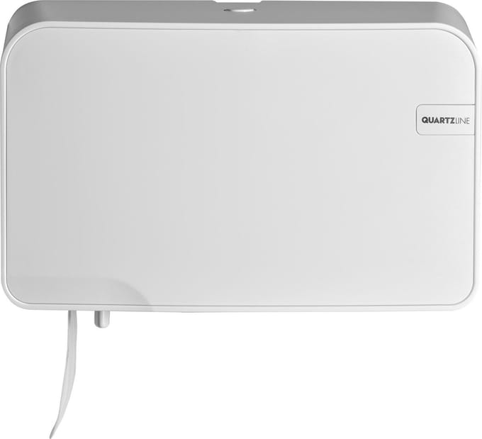 Quartz White Coreless Duo Toiletrolhouder  (441003)