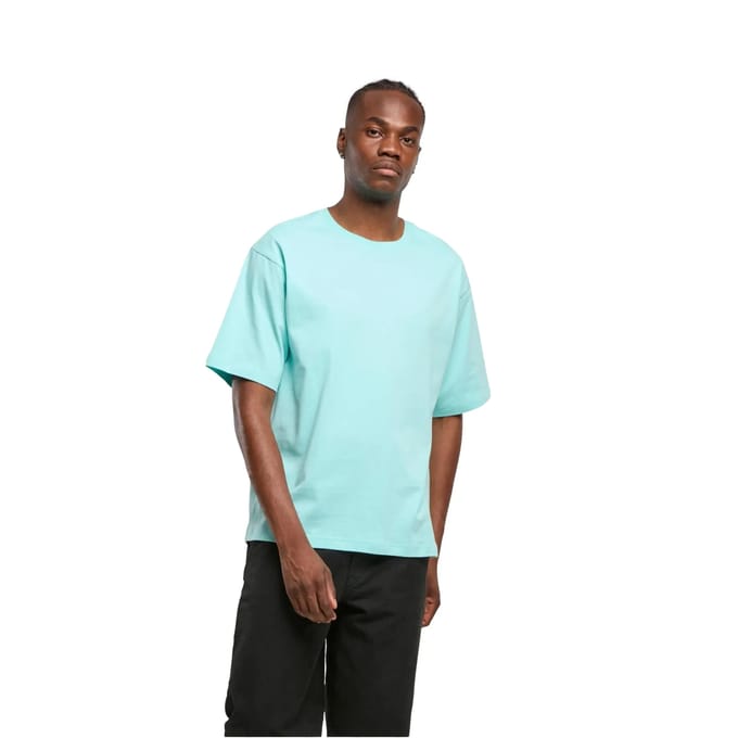 Urban Classics - Loose fit Heren Tshirt - S - Blauw