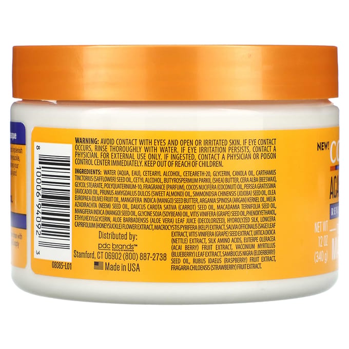 Cantu, Revitalizing Treatment Mask, Acai Berry, 12 oz (340 g) yellow