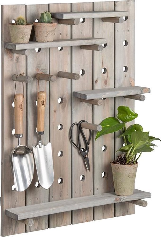 Esschert Design pegboard (ophangbord) wand organizer