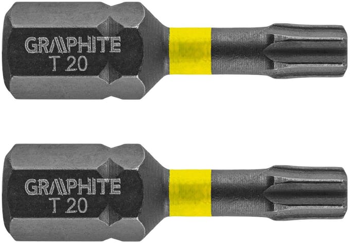 Graphite TX20 - Schroefbit - 25mm - Udarowe Bity - S2 Staal