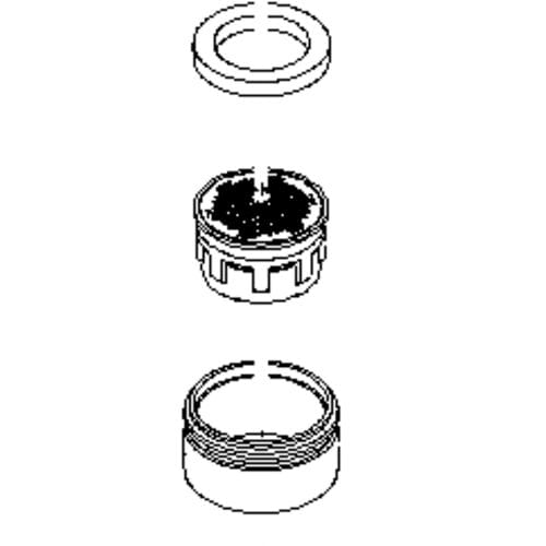 Dornbracht replacement aerator M 24x1, 90230102902-00