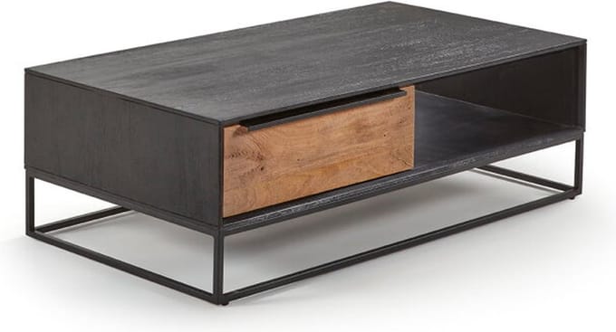 Salontafel Lyon Blanc Mangohout | 120x60 cm