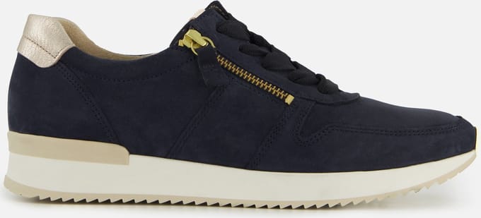 Gabor Sneakers blauw Leer - Dames