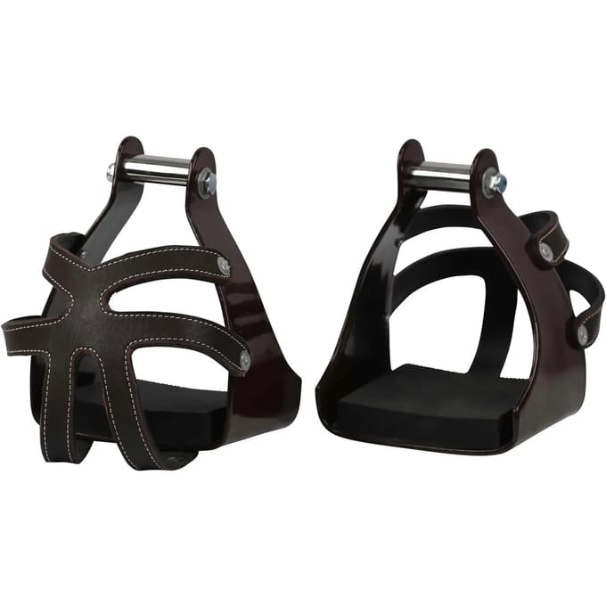 Stijgbeugels met kooi Edix Saddles
