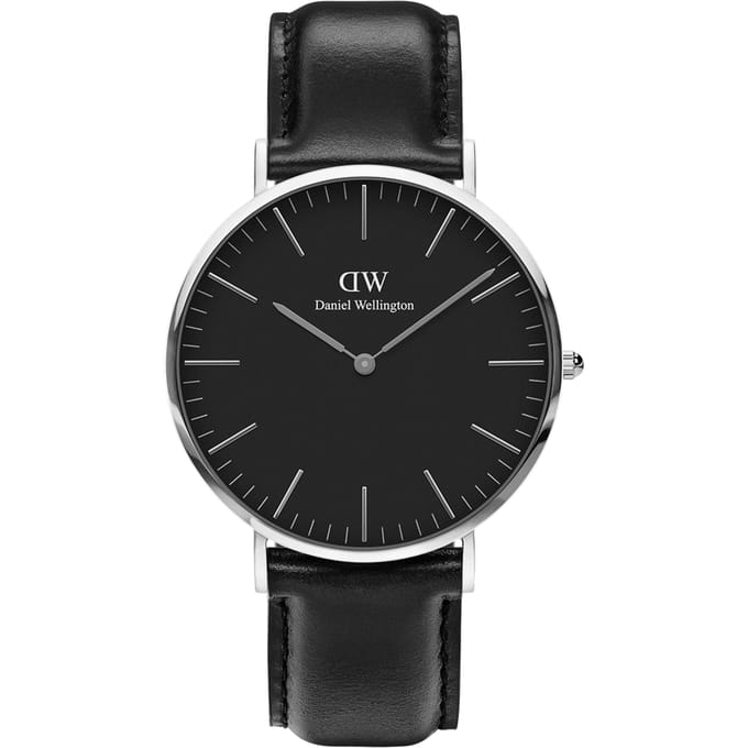 Daniel Wellington DW Watch Classic Sheffield Black Silver 36mm MIC