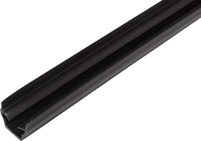 Afdekprofiel groef 8 - Sluitprofiel Type I - Profielen Afwerken - Specifiek voor Type I - 1 meter - Zwart