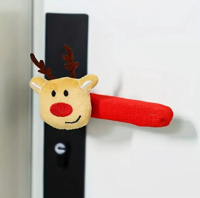 Deurklink sok versiering kerst - kerst - decoratie - feest - gezellig - huis