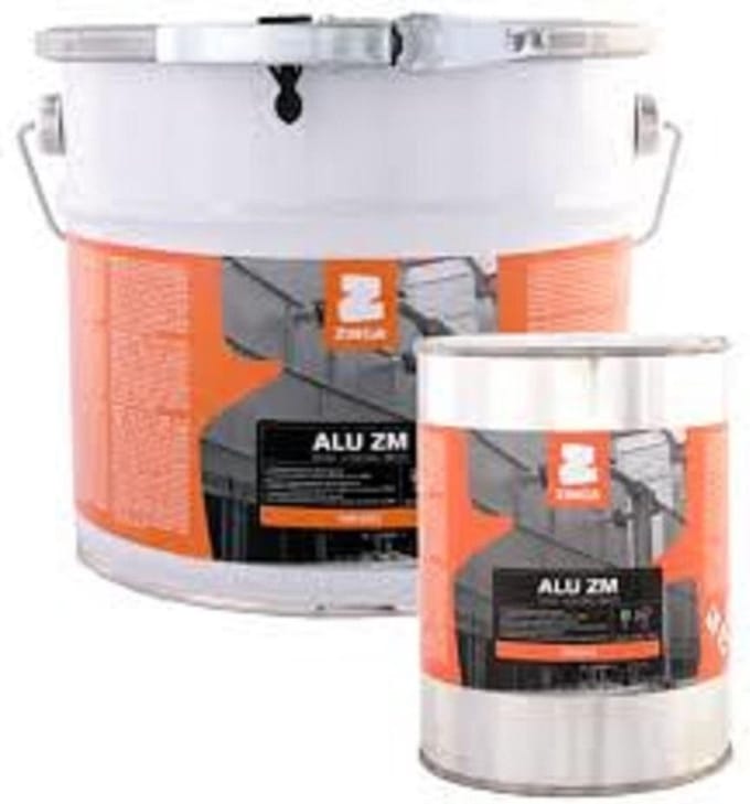 Zinga Alu ZM verf - coating - metaalverf - 2,50 l - Aluminium kleur -