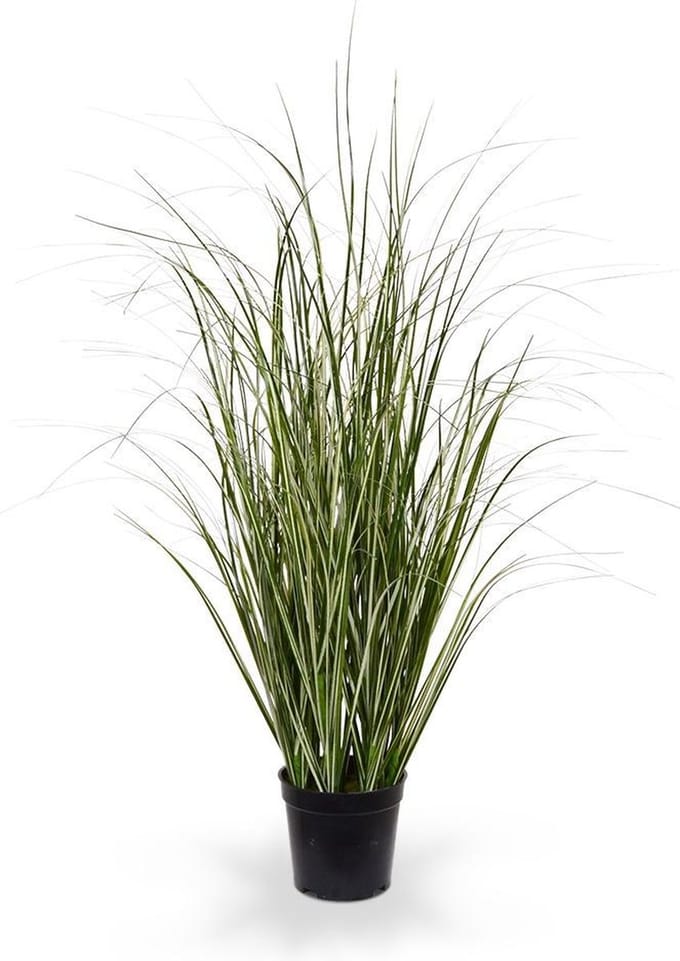 Kunst Rietgras plant 60cm - groen/creme