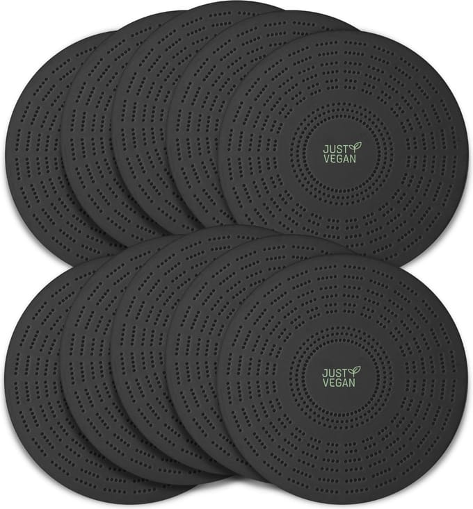 Just Vegan - Spatdeksel Vervangende Filter - 10-pack