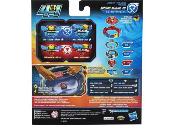 BeyBlade QS Xcalius Power Speed Launcher Pack Tollen