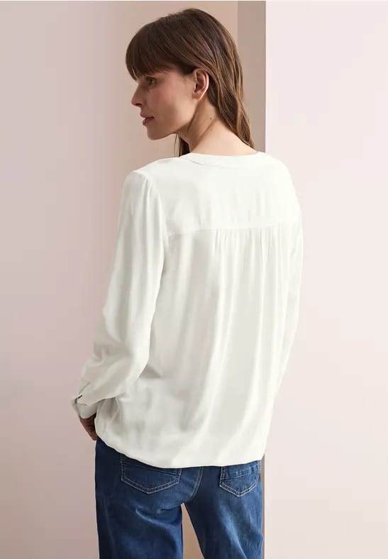 Blouse in effen kleur