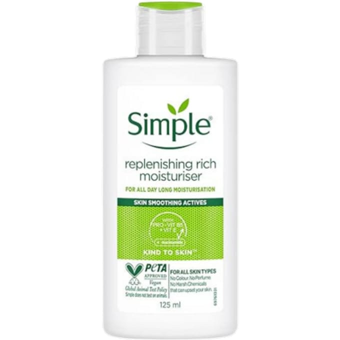Simple Replenishing Rich Hydraterende Lotion – 125 ml
