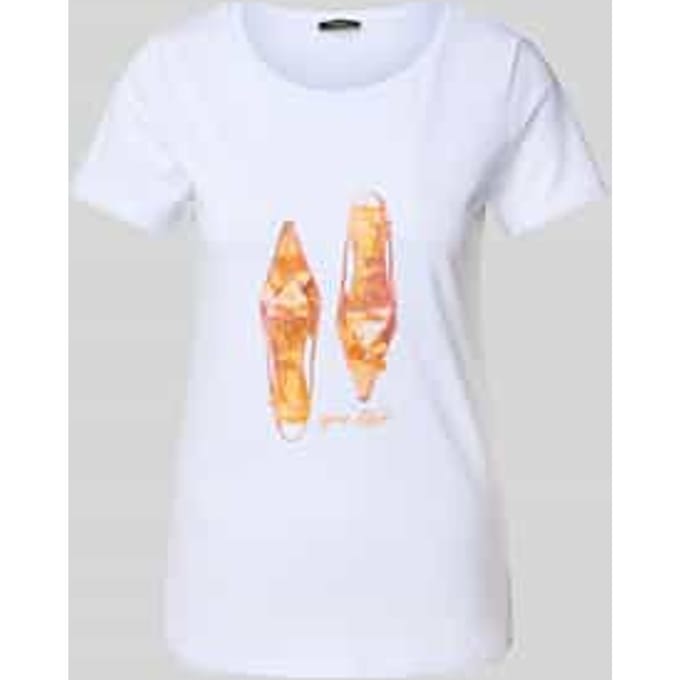 T-shirt met ronde hals