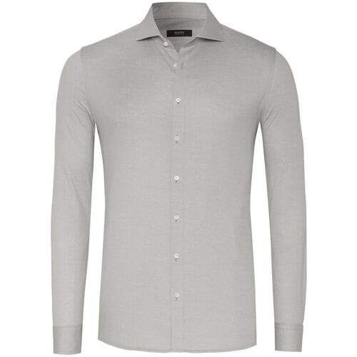 Desoto Luxury Overhemd Regal Twill Design Licht Grijs / male