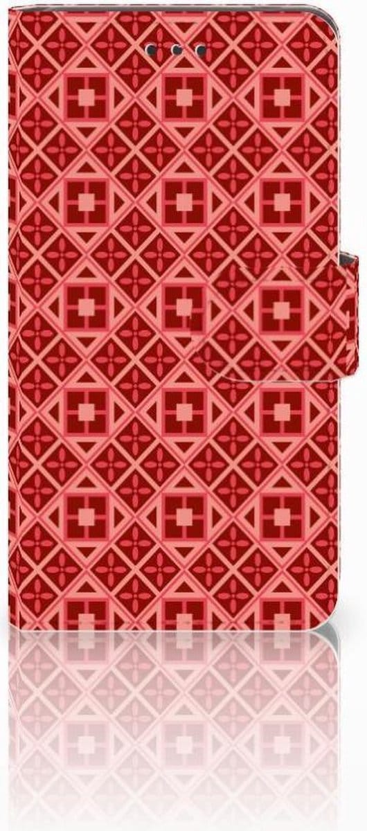 Nokia 7 Telefoon Hoesje Batik Rood