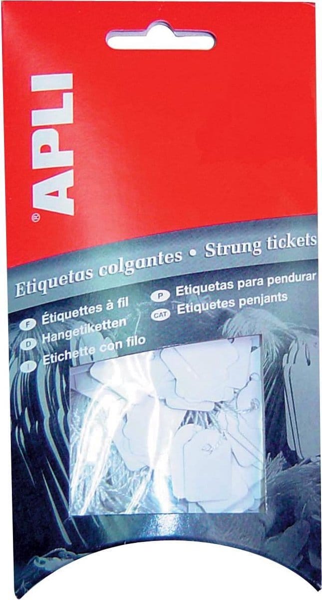 Apli draadetiketten ft 36 x 53 mm (b x h) (7013) | etui van 100 stuks