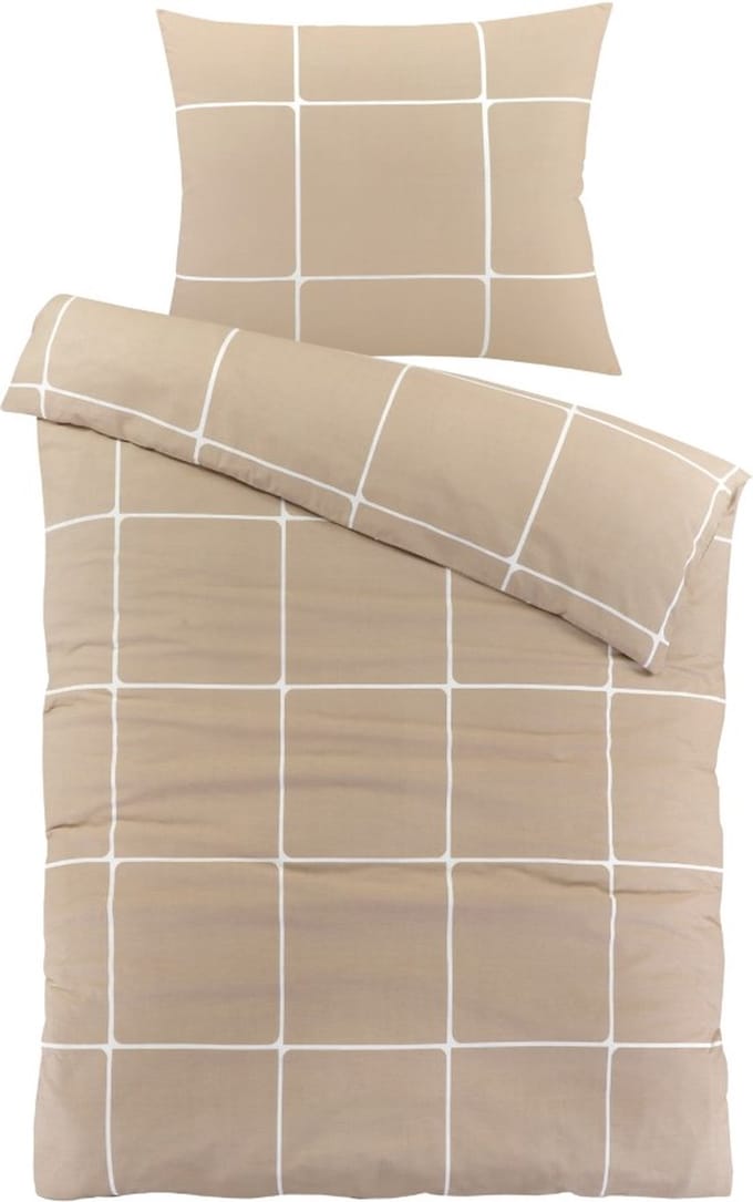 Day Dream Stan - Dekbedovertrek - Eenpersoons - 140x200/220 cm - Beige