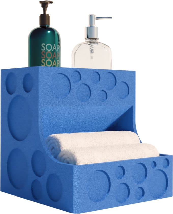 Fiastra Badkamer Organizer – Milano Design – Koningsblauw
