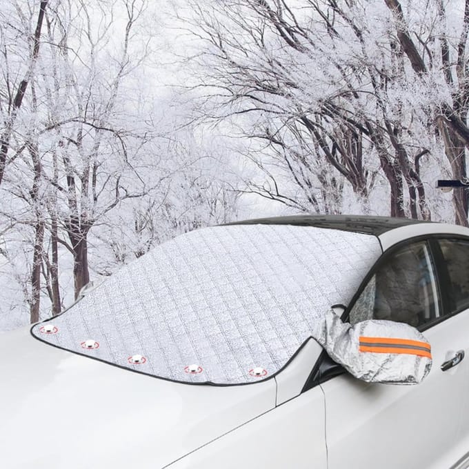 Zonwering Auto met Magnetische Bevestiging - 5 Laags Voorruitafdekking