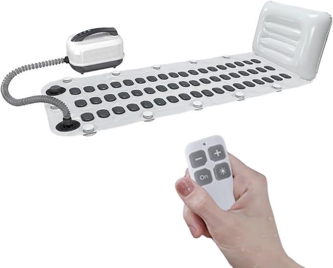 ZRSS® Bubbelbadmat voor in Bad- Bubbelbad voor Thuis - 6 Snelheden - Spa