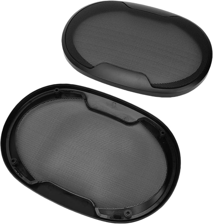 Luidspreker Grill Covers - Speaker Mesh - Bescherming Luidsprekers - Koudgewalst Staal - 253x175mm - Zwart