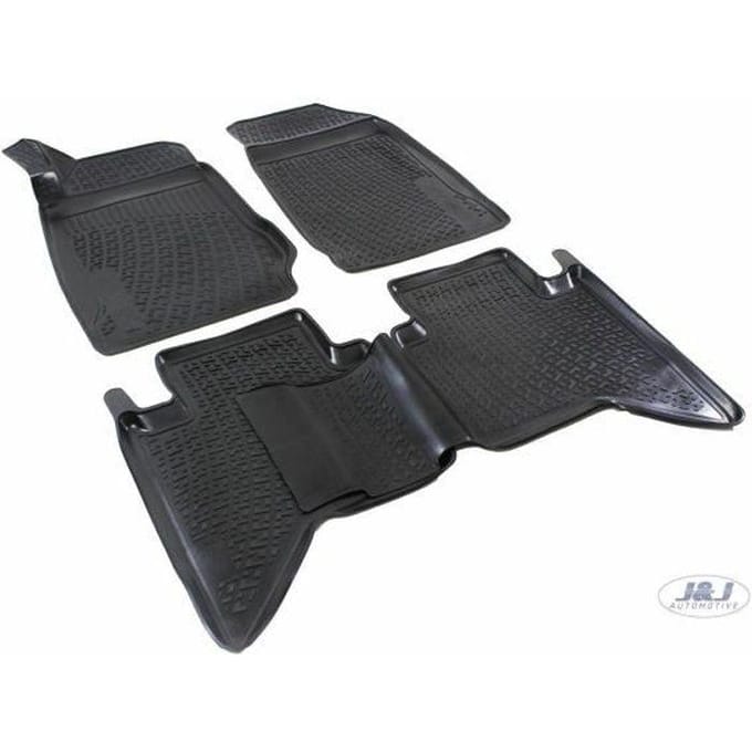 J&amp;J AUTOMOTIVE | Tapis De Sol En Caoutchouc 3D Exclusive Pour Isuzu D Max D-Max 2012-2019 zwart