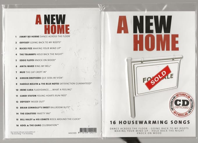 Verhuizing Wenskaart inclusief cd