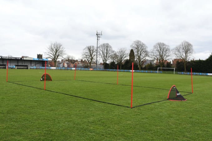 Precision veldsysteem 5 meter - voetbal - positiespel