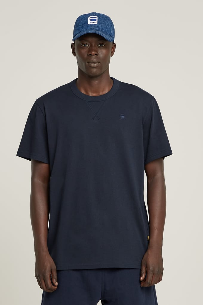 G-Star Nifous R T Dark Blue Taglia: M | Magliette basic Outlet | Uomo | Blu