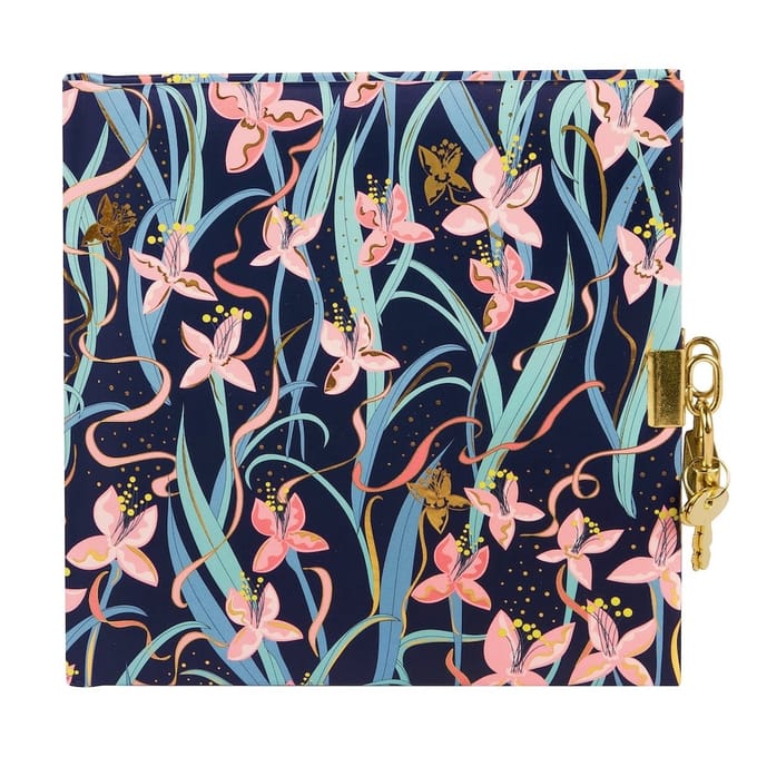 Goldbuch - Dagboek Garden Chic - Blauw