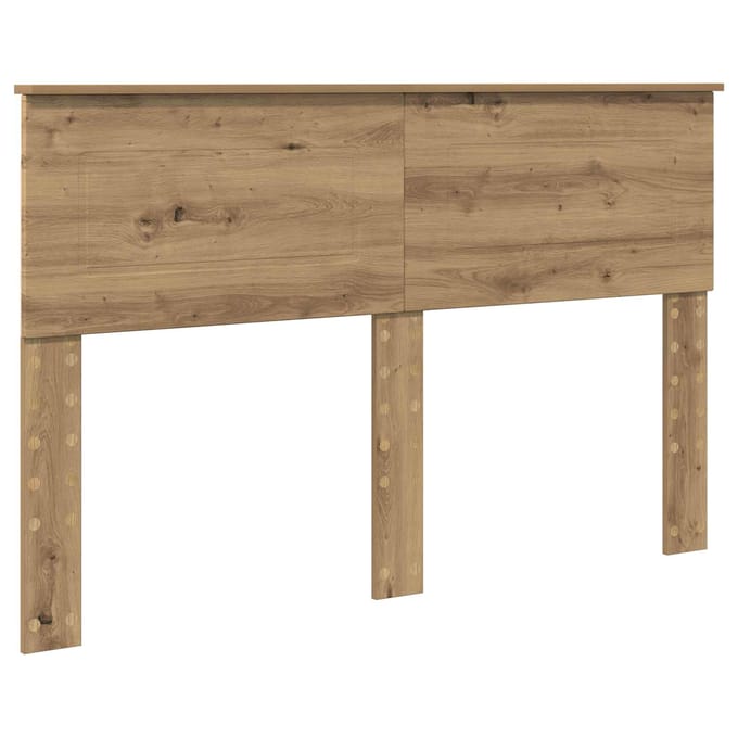 vidaXL Hoofdbord Artisan Eiken Bewerkt hout