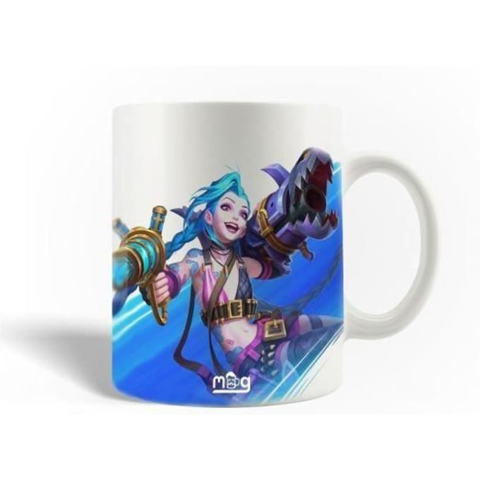 Mug en Céramique - League of Legends - Wild Rift - 30cl - Compatible Lave-Vaisselle - Blanc
