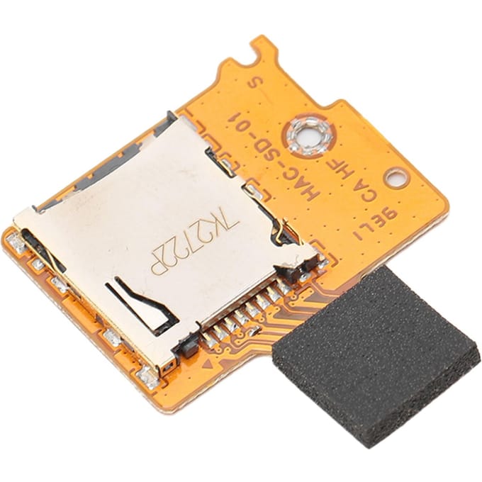 Geheugenkaartlezer Connector Board Slot Socket Reparatieonderdelen voor switch lite Spelconsole yellow