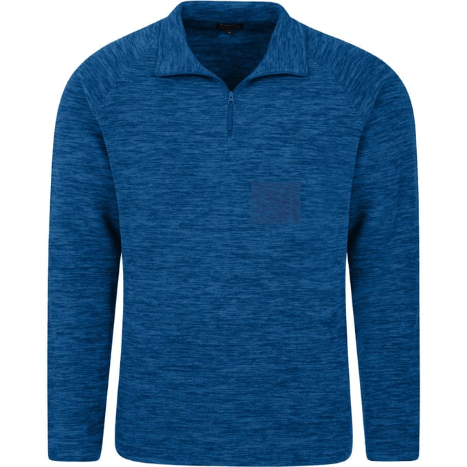 Mountain Warehouse Heren Snowdon II Fleece Top (Kobalt)