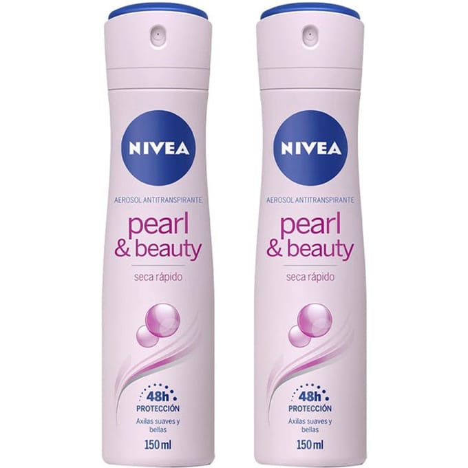 NIVEA Pearl &amp; Beauty Deospray 2 x 150 ml