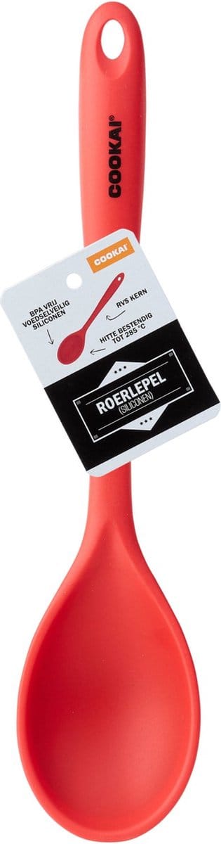 Roerlepel, Siliconen, Rood - Cookai