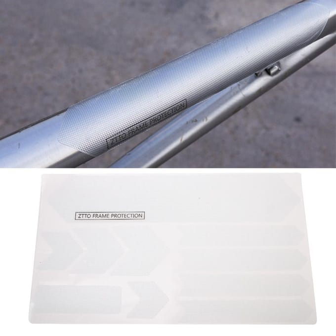 Fietsframe Beschermers Stickers Krasbestendige Racefiets Framehoezen (#3) white