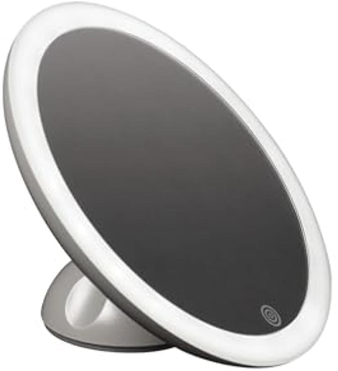 Vergrootspiegel 7x met LED Verlichting en Oplaadbare Zuignap