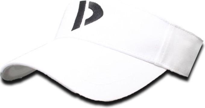 Donnay Sun Visor Cap - Zonneklep - Wit - 1 Maat