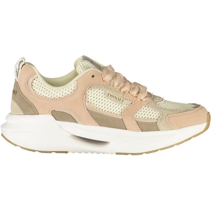 Twinset Roze Stoffen Dames Sneakers