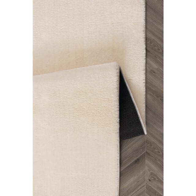 Relax Samba - Wasbaar Effen Vloerkleed - Uni Tapijt - Creme- 80x150 CM