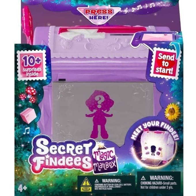 Betoverd speelgoed - GOLIATH - Secret Findees Magic Mailbox - Paarse magische brievenbus