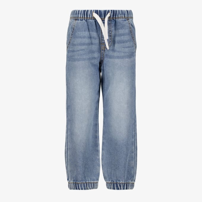 Unsigned jongens denim jog broek blauw - Maat 98