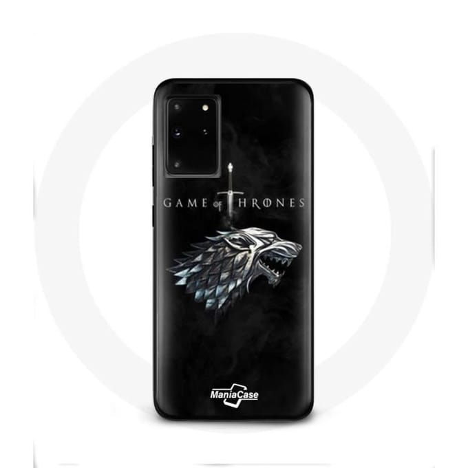 Coque pour Samsung Galaxy S11 Plus Game of Thrones Saison 8 Le Trône de Fer La maison Stark Logo L'h