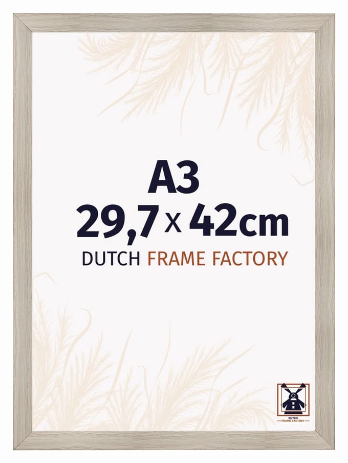Fotolijst A3 29,7x42 cm - MDF - Eiken Licht - Praag