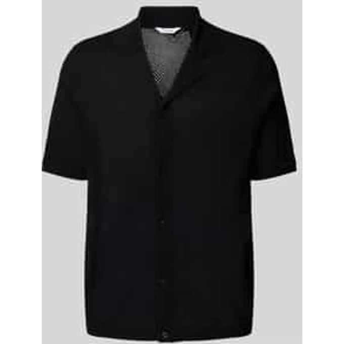 Regular fit vrijetijdsoverhemd in semi-transparant design
