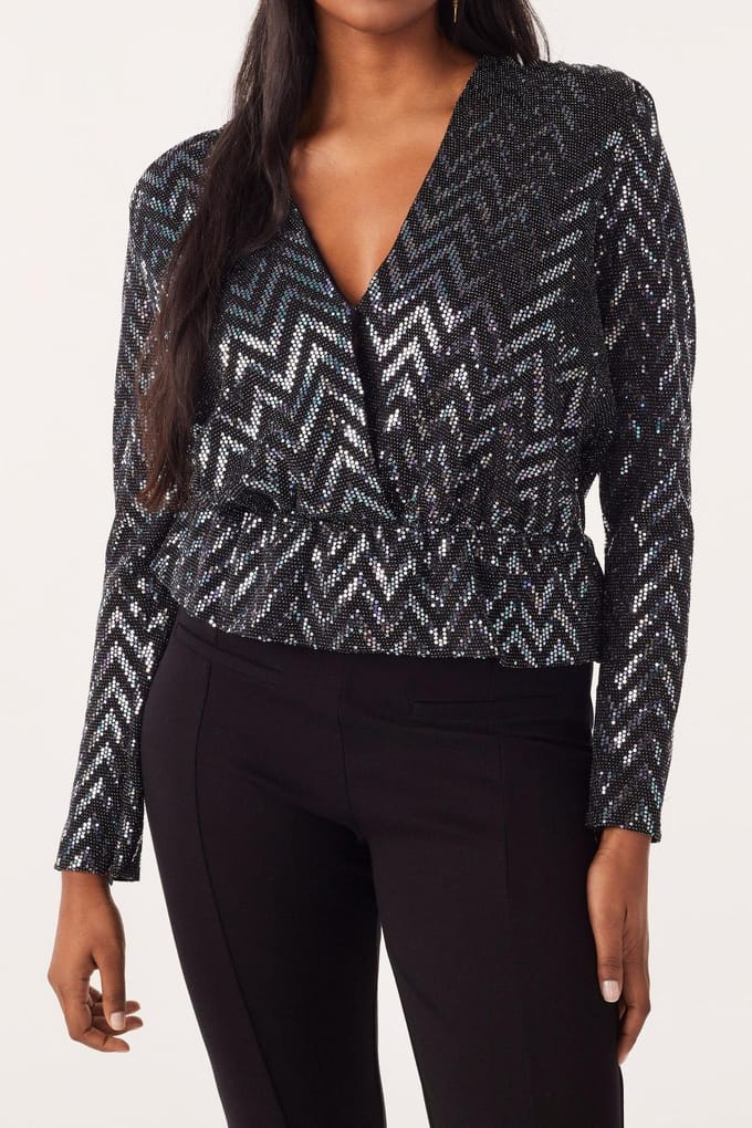 BA&SH Long Sleeves Top Black Maat: XS | Longsleeves Outlet | Dames | Zwart