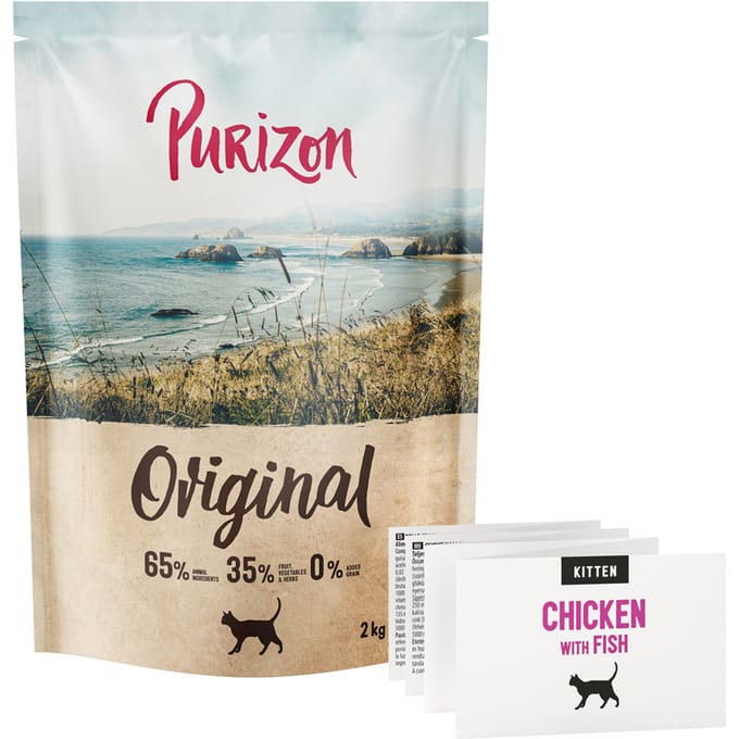 Purizon Kitten Kip & Vis - graanvrij - Nieuw Recept: 2 kg